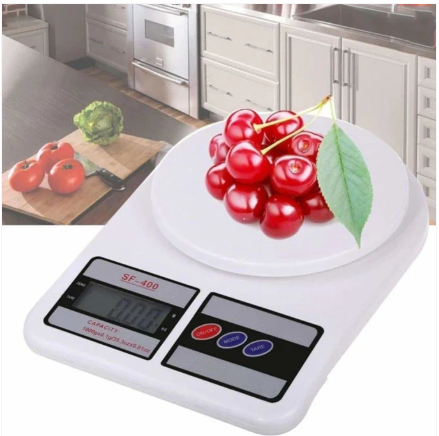 Digital Kitchen Weighing Scale - High Precision Electronic Cooking Scale with LCD Display, Tare Function, and Stainless Steel Platform for Baking, Meal Prep, and Portion Control
