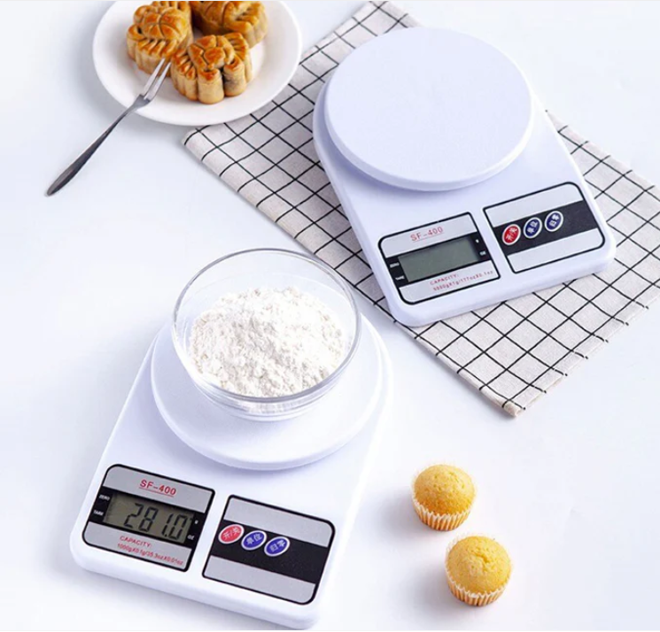 Digital Kitchen Weighing Scale - High Precision Electronic Cooking Scale with LCD Display, Tare Function, and Stainless Steel Platform for Baking, Meal Prep, and Portion Control