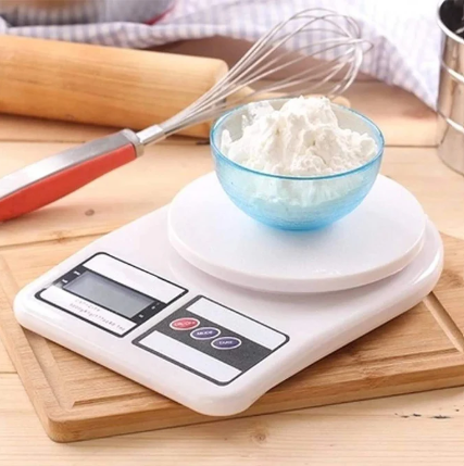 Digital Kitchen Weighing Scale - High Precision Electronic Cooking Scale with LCD Display, Tare Function, and Stainless Steel Platform for Baking, Meal Prep, and Portion Control