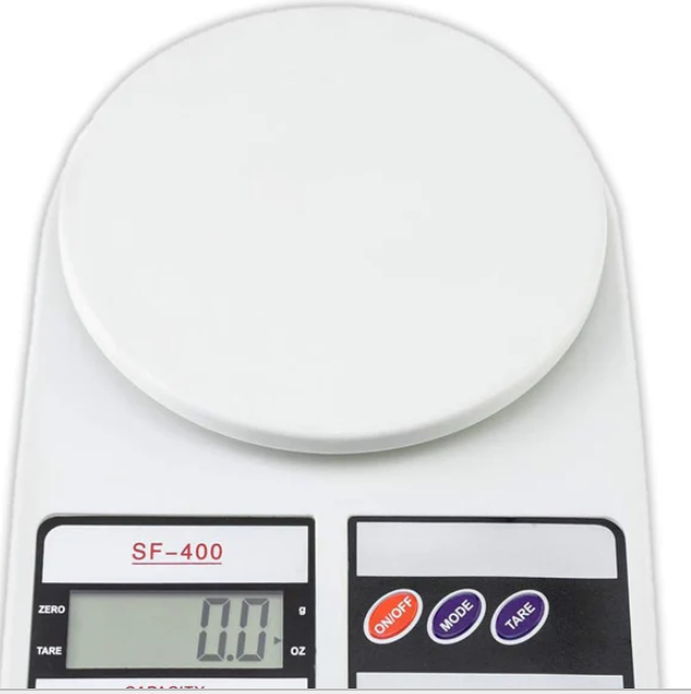 Digital Kitchen Weighing Scale - High Precision Electronic Cooking Scale with LCD Display, Tare Function, and Stainless Steel Platform for Baking, Meal Prep, and Portion Control