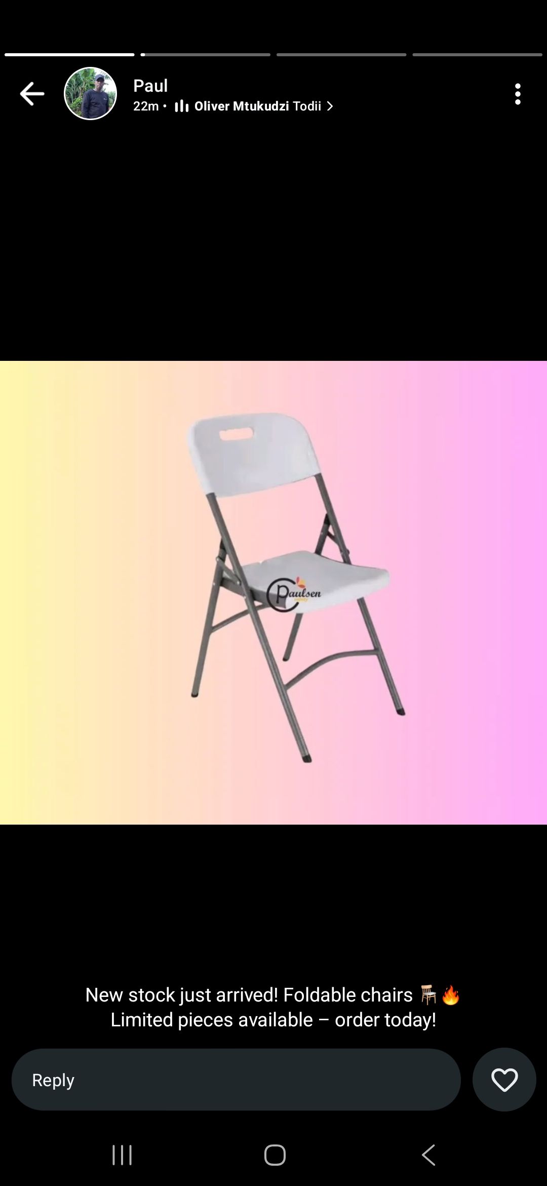 Multipurpose Foldable Chair — One Chair, Endless Uses
This multipurpose foldable chair is designed to adapt to your lifestyle, whether at home, outdoors, or on the go. Crafted with a strong, durable f