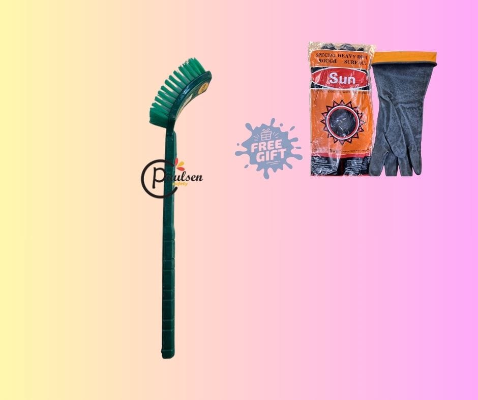 Toilet Brush with FREE Gloves — Clean Smarter, Stay Protected
Keep your bathroom spotless with this durable Toilet Brush, designed for deep, effective cleaning of bowls and hard-to-reach areas. The st