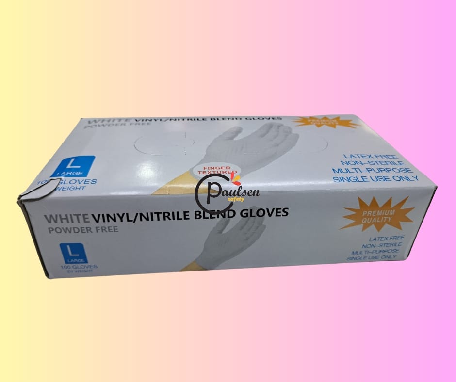 Disposable Vinyl Nitrile Gloves – Powder-Free, Safe & Comfortable
Protect your hands while maintaining hygiene with these Disposable Vinyl Nitrile Gloves. Designed for medical, laboratory, food handli