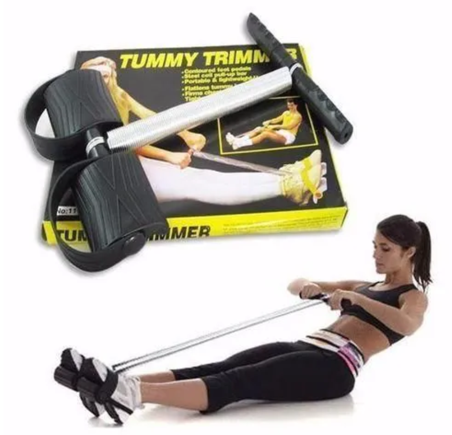 Tummy Trimmer: Training Spring Exerciser Double Spring Tummy Sit up Exercise Workout Gym.