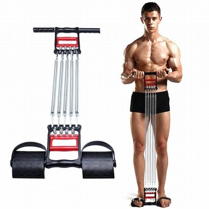 🍇💪HIT THE GYM 💪 🔥 Chest Expander 3 In 1 Multi Usage 5 Detachable Chest Pull Spring For Men Inbuilt Hand Gripper Tummy Trimmer Exerciser Multifunction Fitness Tool Versatile design of this chest.