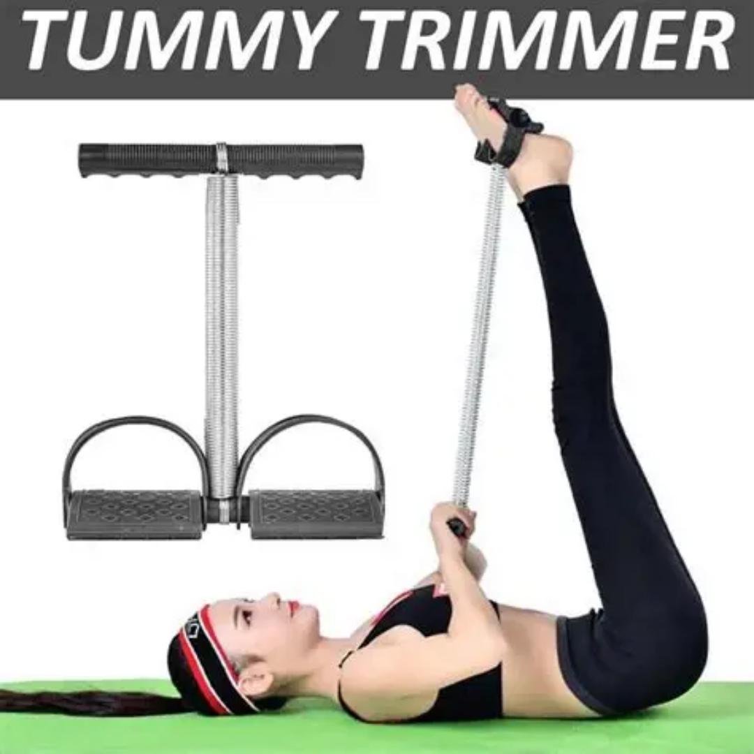 Tummy Trimmer: Training Spring Exerciser Double Spring Tummy Sit up Exercise Workout Gym.