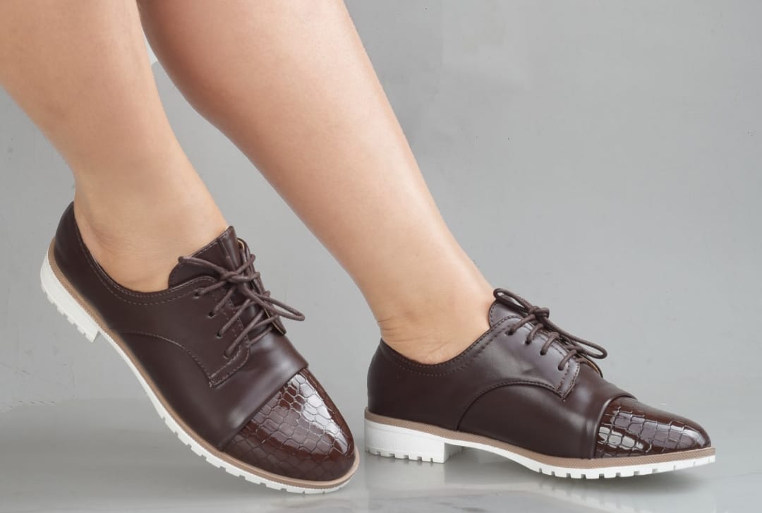 ⚡BROGUES ⚡BLOCK⚡Original high quality official ladies ,women flat shoes all sizes❤‍🔥ladies boyfriend classic block heel raced women flat shoes all seasons brogues❤‍🔥very cute daily official shoe