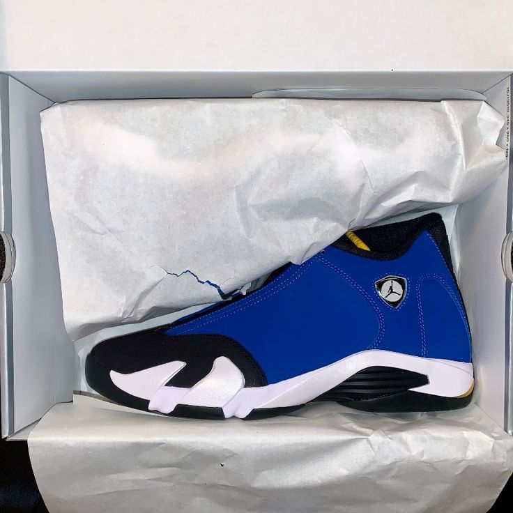 ⚡NEW ARRIVAL ORIGINAL JORDAN 14 💯 comfortable and durable men's sneakers for all-day support and comfort ⚡,, available in black ,red , white, blue and yellow sizes 40-46💯⚡