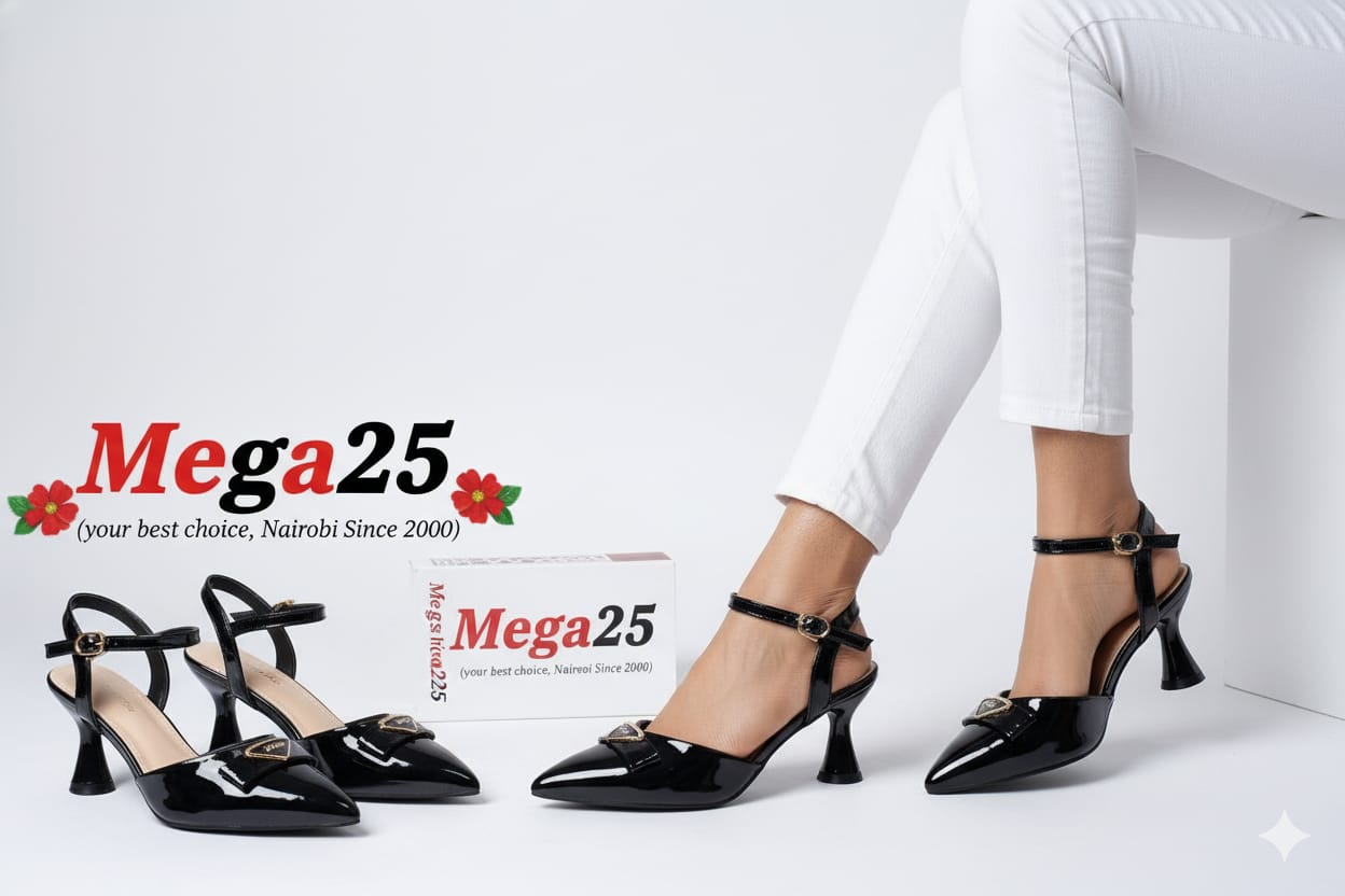 ⚡NEW ARRIVAL ,, ORIGINAL women's/ladies heels ,,💯very cute heel designed with a breathable upper and for all day comfort sizes 37-42 all colors  silver black brown⚡