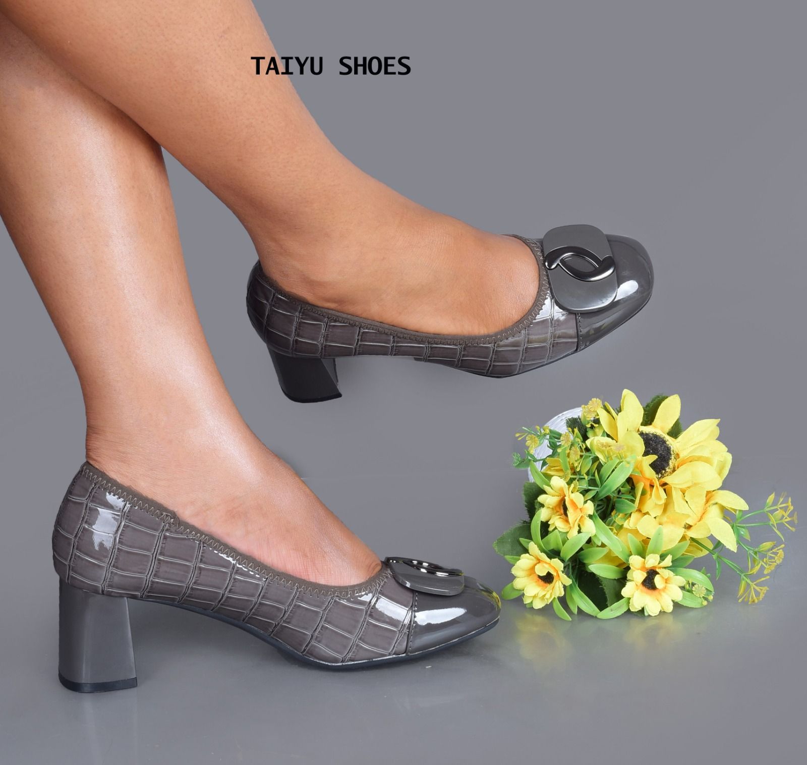 ⚡NEW ARRIVAL ,ORIGINAL TAIYU women's/ladies heels High Quality Taiyu's best block heels 💯very cute heel designed with a breathable upper leather heel and for all day comfort sizes 37-42 all colors ⚡