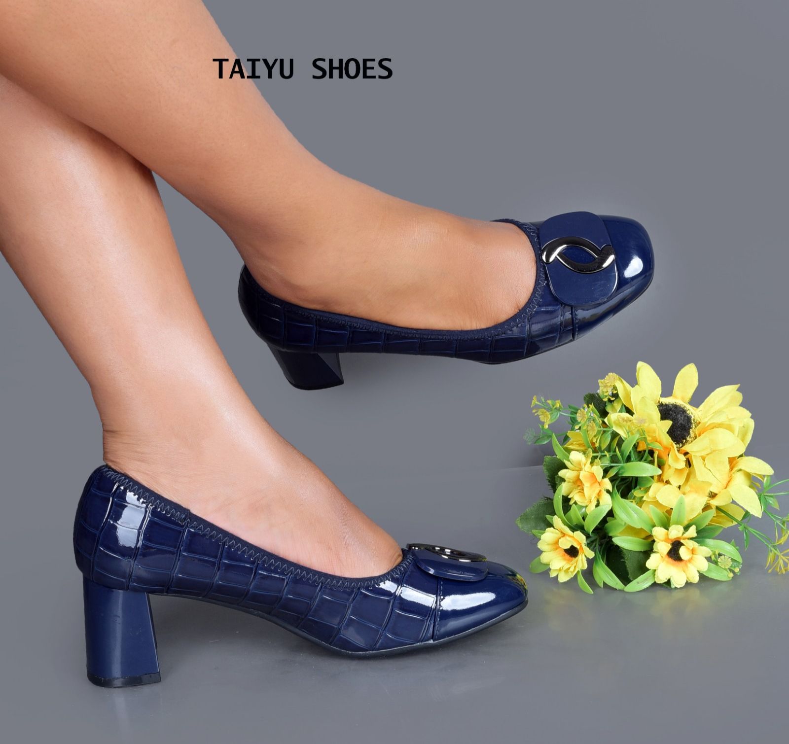 ⚡NEW ARRIVAL ,ORIGINAL TAIYU women's/ladies heels High Quality Taiyu's best block heels 💯very cute heel designed with a breathable upper leather heel and for all day comfort sizes 37-42 all colors ⚡