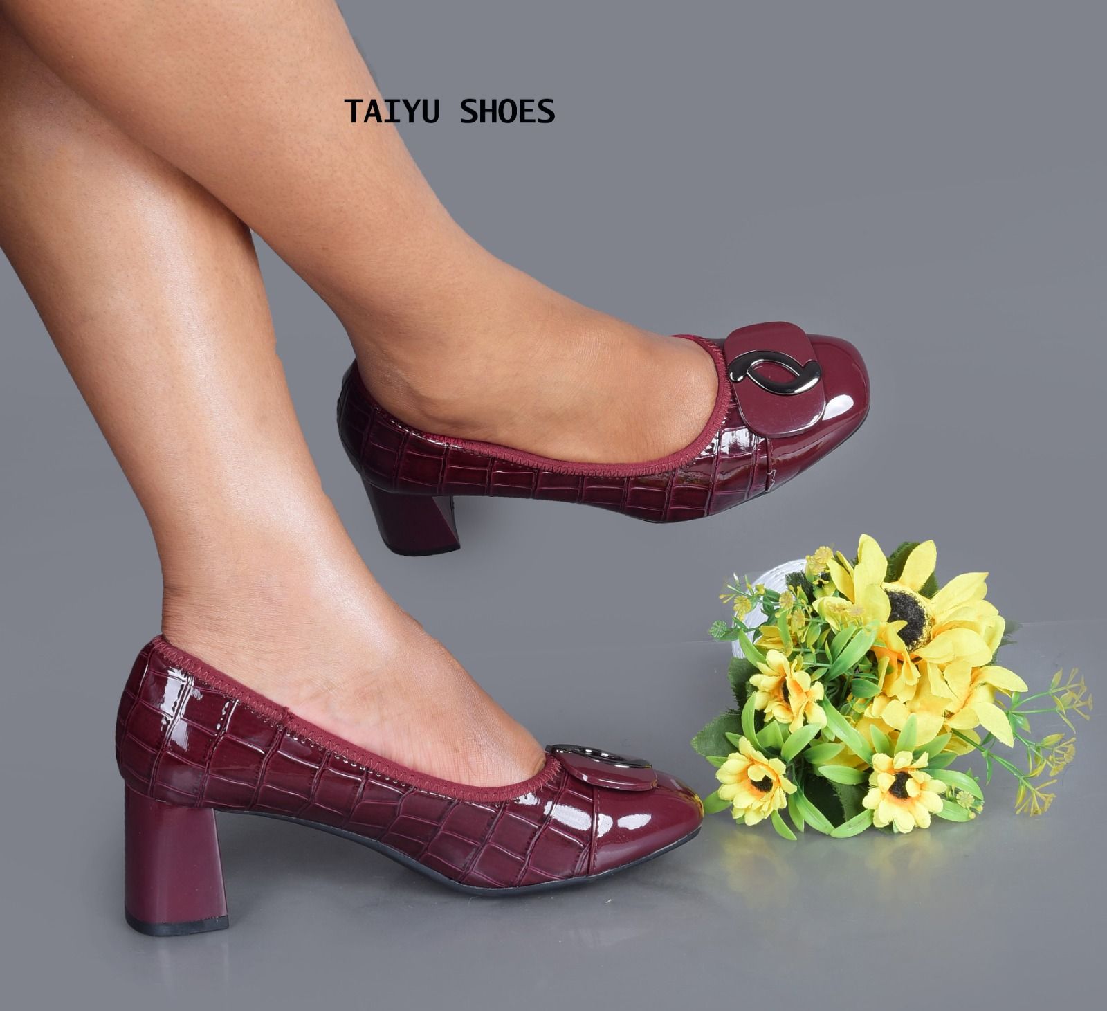 ⚡NEW ARRIVAL ,ORIGINAL TAIYU women's/ladies heels High Quality Taiyu's best block heels 💯very cute heel designed with a breathable upper leather heel and for all day comfort sizes 37-42 all colors ⚡