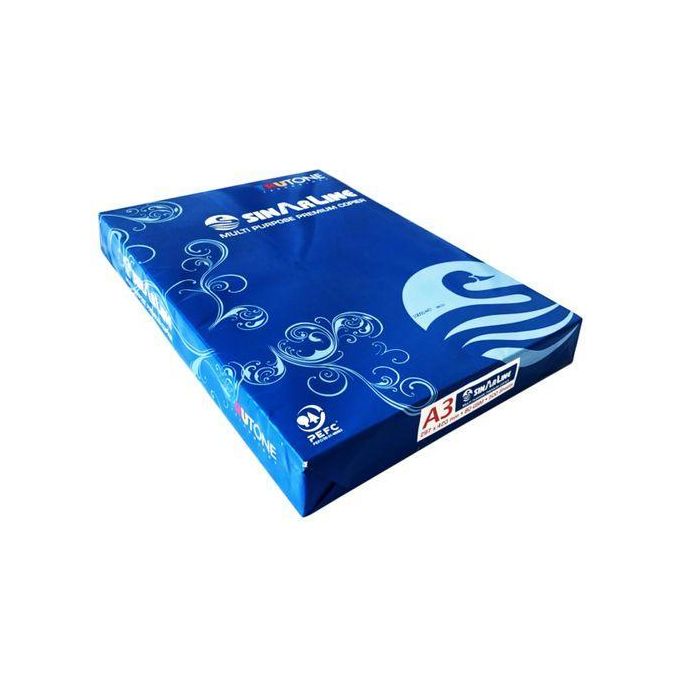 Sinarline 1 Ream A3 80GSM Printing / Photocopy Paper