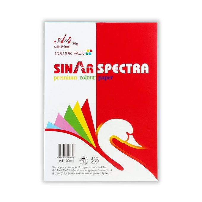 Sinar Spectra A4 Coloured Printing And Copy Paper
