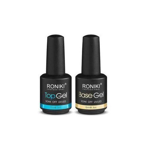 Roniki Soak Off Gel Nail Polish Top Coat & Base Coat