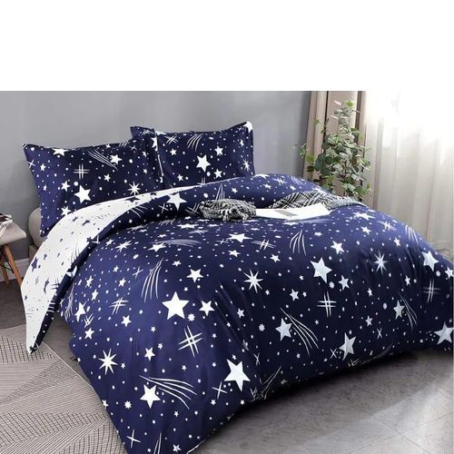 4*6 Duvet Set Warm Cotton Star Duvet Blanket -1 Duvet 1 Bedsheet 2 pillow Cases