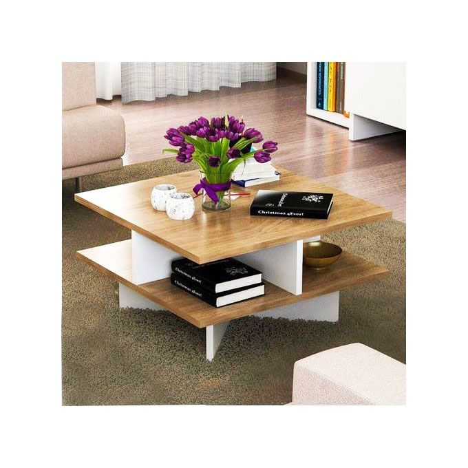 HAMILTON Modern Wooden Coffee Table with Storage (BEIGE I)