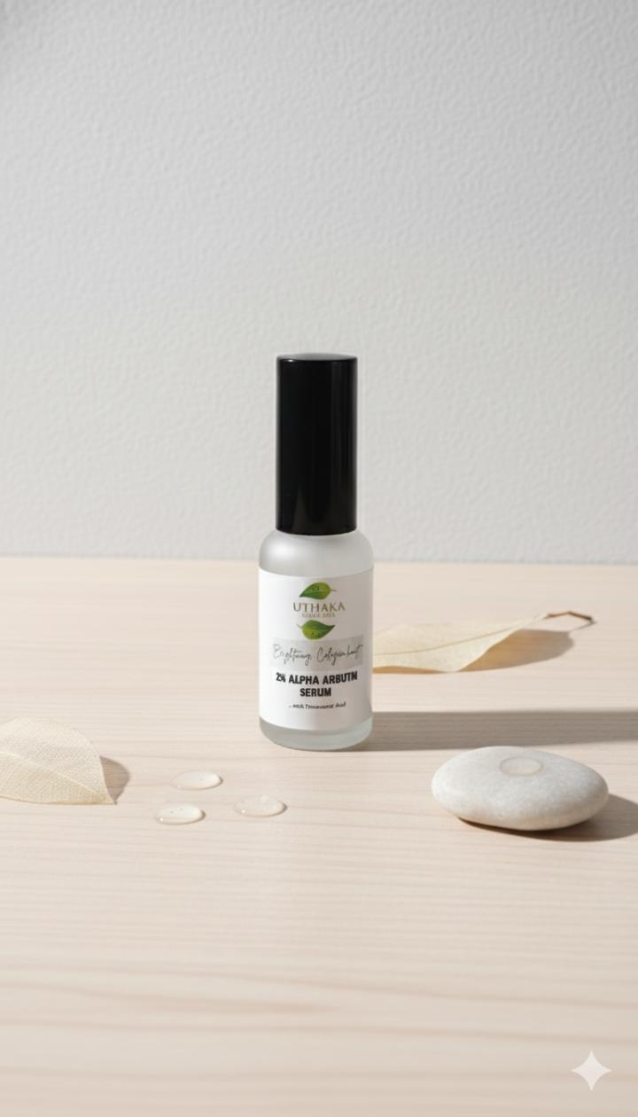 Uthaka Alpha Arbutin Serum with Alpha Arbutin and Tranexamic Acid for Brightening