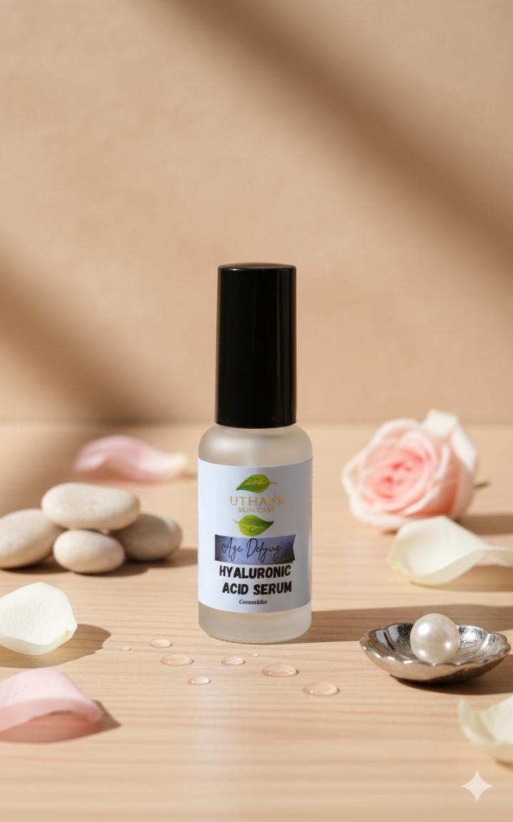Uthaka Hyaluronic Acid Serum with Aloe Vera Juice for Hydration and Soothing Skin
