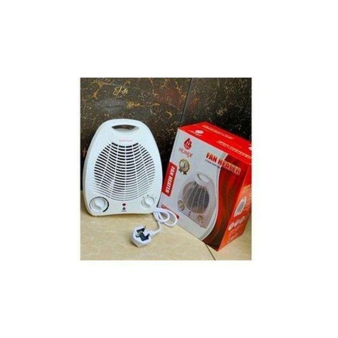 Nunix Portable Room Fan Heater With Two Heat Settings 1000w