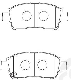 Premium K2701 ASIMCO Brake Pads – High-Performance, Long-Lasting Front Brake Pads for Toyota Vitz/Yaris, Platz, and NZE – Reliable Stopping Power, OEM Fit, Low Dust & Quiet Operation