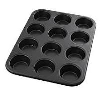 ChatGPT said:

A 12-hole cupcake tin is an essential bakeware item designed for creating evenly sized cupcakes and muffins. Made from durable metal, often carbon steel or aluminum, it provides excelle