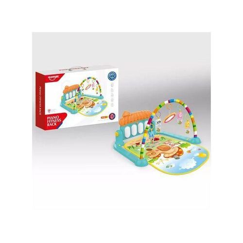 3 In1 Baby Infant Gym Play Mat Fitness Music Piano Hanging Toy
