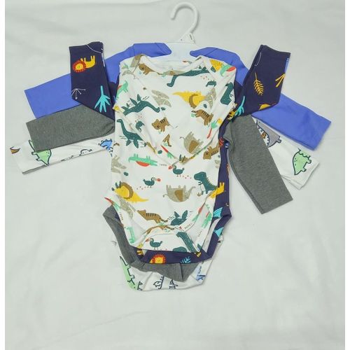 5PCs Cutest Baby Newborn Cotton Long-sleeve Baby Boy Onesies/Bodysuit/sleepsuit