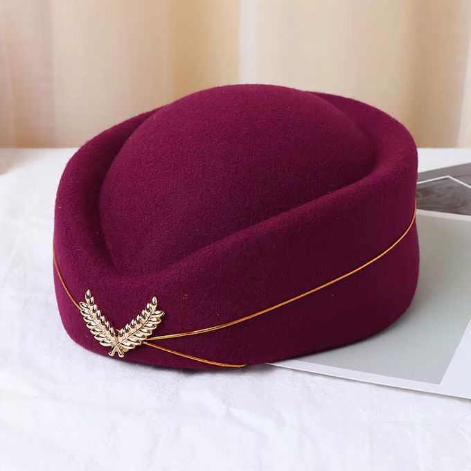 Classic Stewardess Women Air Hostesses Hat.