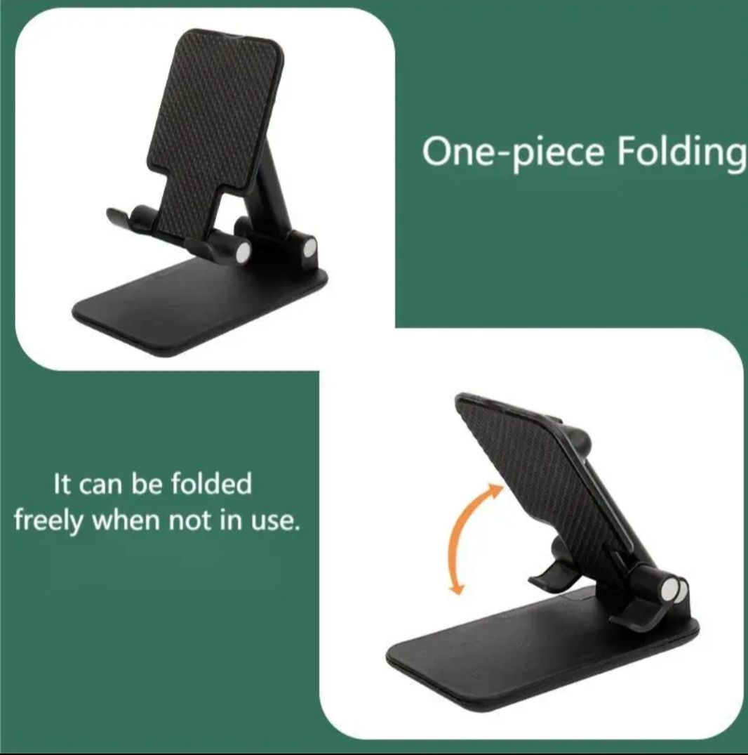 New Arrivals Portable Mobile Phone Holders Tablet Stand for Phone, Angle Height Adjustable Phones Stand, Foldable Cell Phone Stand for Desk Mounts Stands for All Smart phone Mobile phones Table