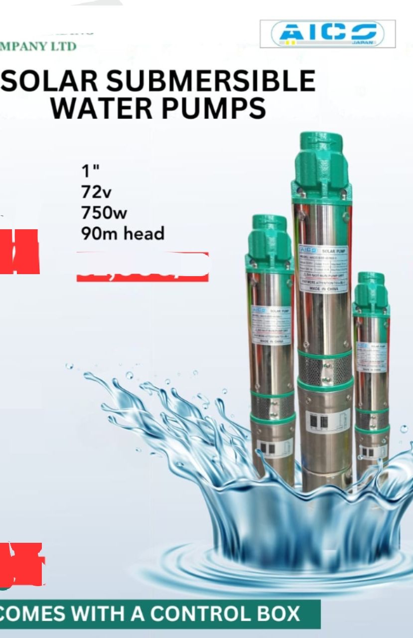 Solar submersible water pump 750watts 90m head
