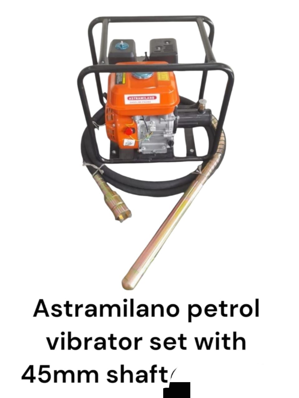 Astra Milano petrol vibrator with 45mm poker shaft