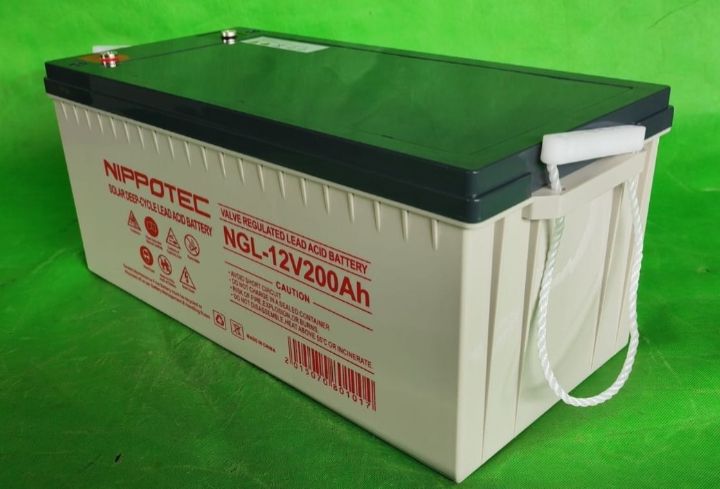 Nippotec solar battery 200ah