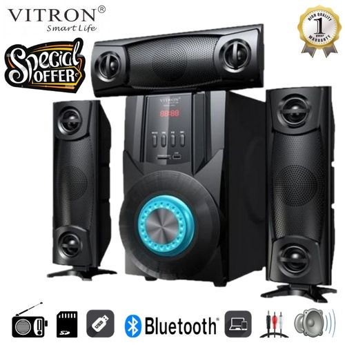 Vitron V641 3.1CH AC/DC Subwoofer Bluetooth/USB/FM/AUX Vitron V641 3.1CH AC/DC Subwoofer Bluetooth/USB/FM/AUX + Free Delivery to your Door step