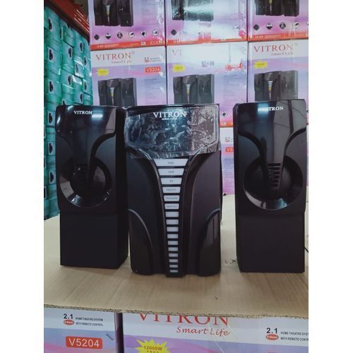 Vitron V5204 2.1Ch Multimedia Speaker System BT/USB/MP3 - Black (1YR WRTY)