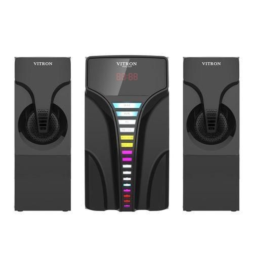 Vitron V5204 2.1Ch Multimedia Speaker System BT/USB/MP3 - Black (1YR WRTY)