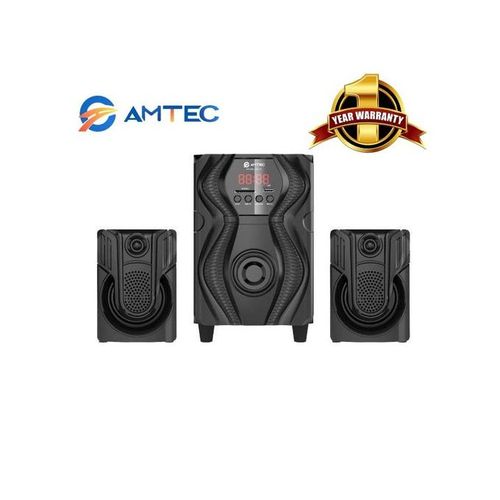 Amtec AM-018 2.1ch Bluetooth HIFI Speaker 8000W,Remote Control Purple/Orange (1YR WRTY)