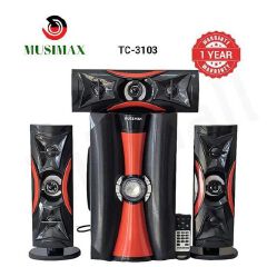 Musimax 3.1 CH Multimedia Speaker System SubWoofer With Bluetooth