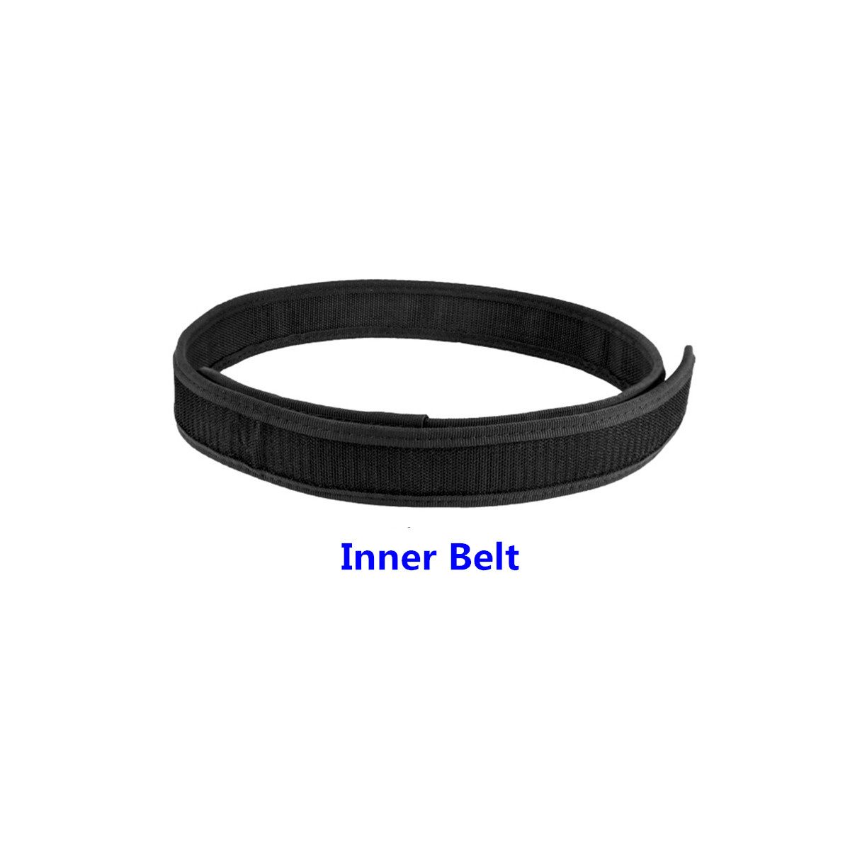 Hot Selling Tactical Men Belts Nylon 2 in 1 Outer Inner Belt Tactical Utility Security Guard Duty Belt with 4 Belt Keepers 5cm Width Outer Belt 3.8cm Width Inner Belt