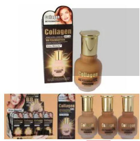 Kiss Beauty Collagen SPF 45 BB Foundation Coverage Makeup Foundation