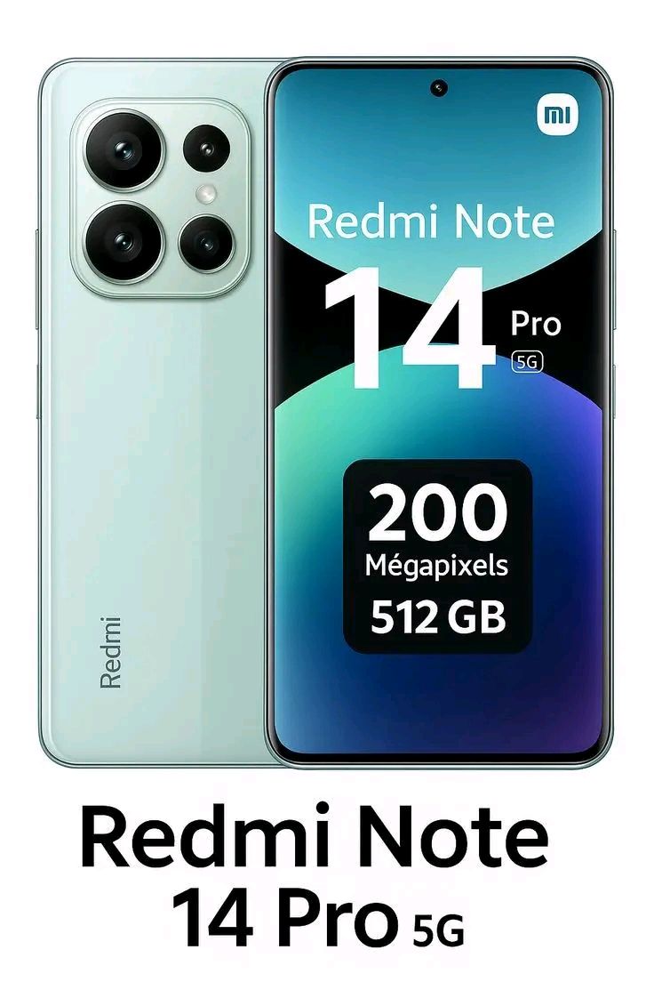 XIAOMI REDMI NOTE 14 PRO PLUS 5G FROST BLUE CURVED SCREEN ,512GB+12GB RAM 6.6 inch ( 200MP back 20MP front camera) 5110MAH BATTERY Octa-core Qualcomm SM7635 Snapdragon