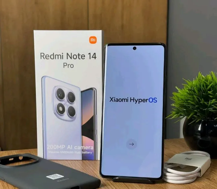 XIAOMI REDMI NOTE 14 PRO PLUS 5G FROST BLUE CURVED SCREEN ,512GB+12GB RAM 6.6 inch ( 200MP back 20MP front camera) 5110MAH BATTERY Octa-core Qualcomm SM7635 Snapdragon