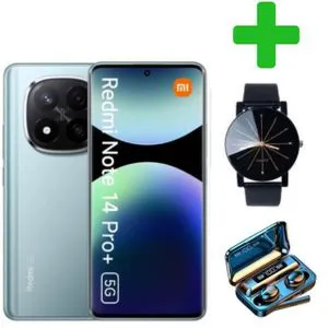 XIAOMI REDMI NOTE 14 PRO PLUS 5G FROST BLUE CURVED SCREEN 512GB + 12GB RAM 5G DUAL SIM+GIFTS