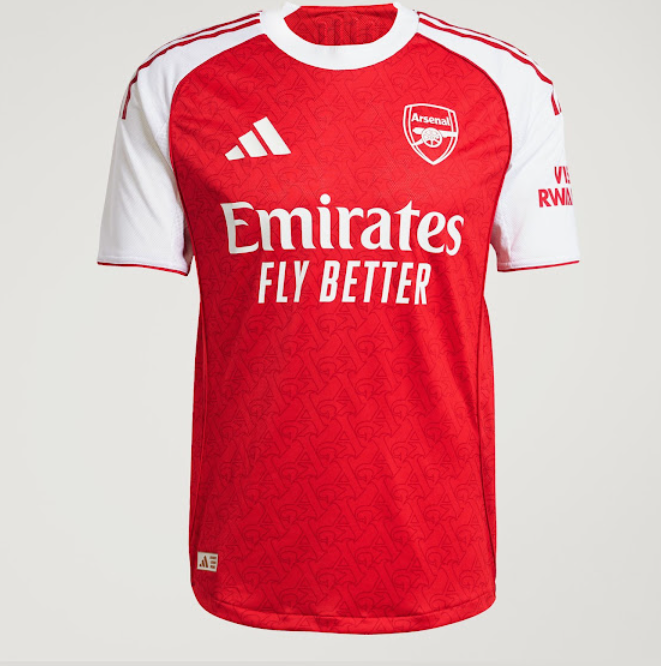 OFFICAL AND ORIGINAL New Arsenal Home Jersey for the season 2025/26.