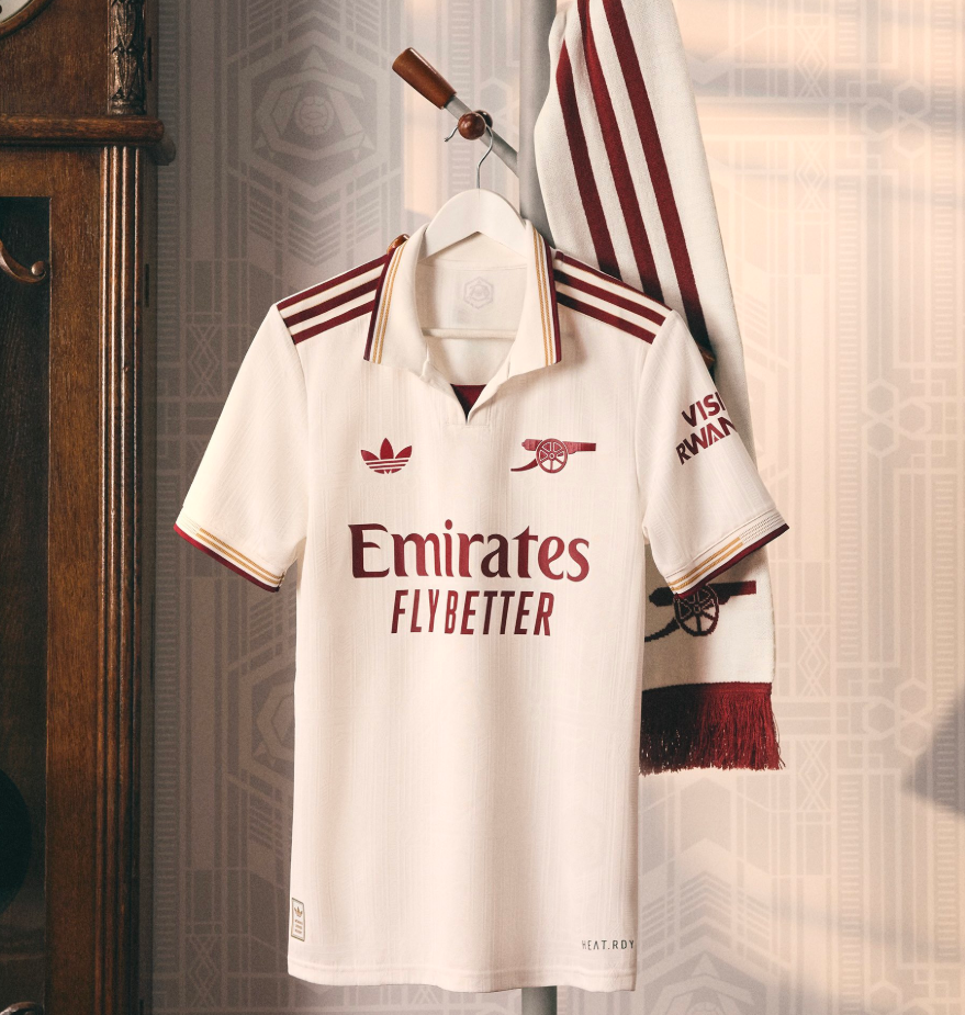OFFICIAL AND ORIGINAL ARSENAL FC Third Kit For The Season 2025/26