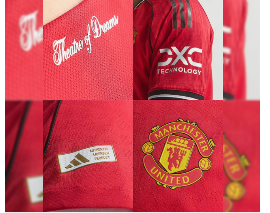 OFFICIAL, NEW AND ORIGINAL MANCHESTER UNITED Home For The Season 2025/26
