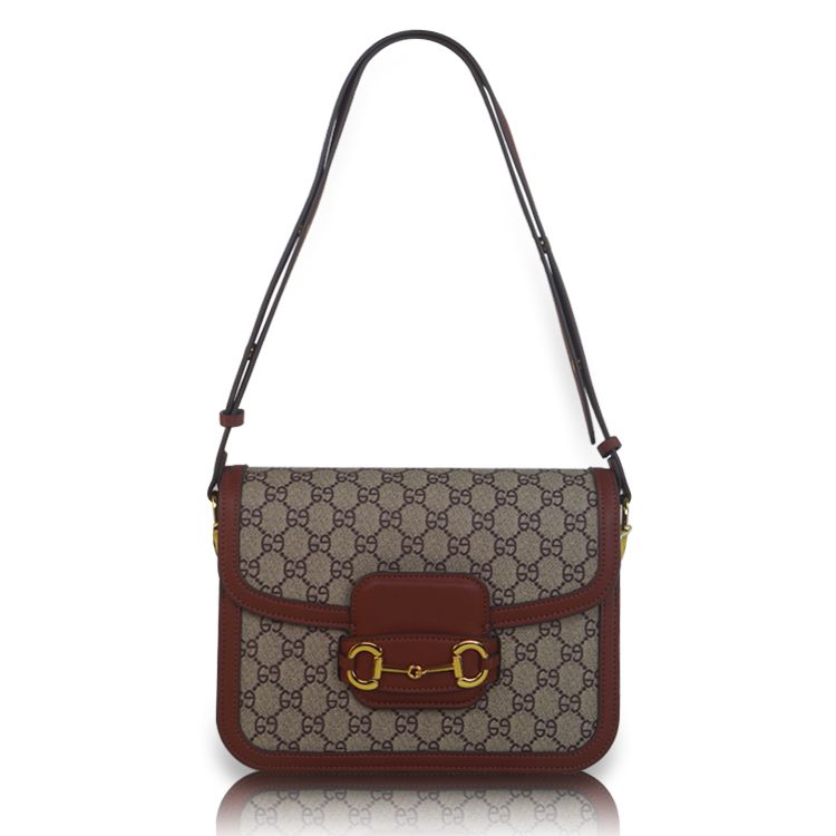 Women's Fashion Shoulder Bag Trendy Underarm Saddle Crossbody Minimalist Designer Style Versatile Luxury Classic GG Print Handbag