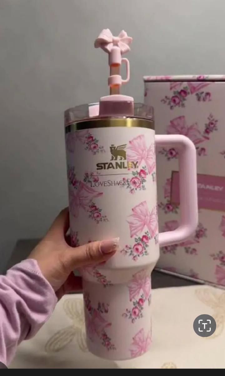 [SPECIAL OFFER FOR YOU🔥]Original Stanley Cup Floral Marble Design with Gift Box Brand New Very High Quality Stylish and Luxurious Kitchen Stanley Cup at Affordable  Price