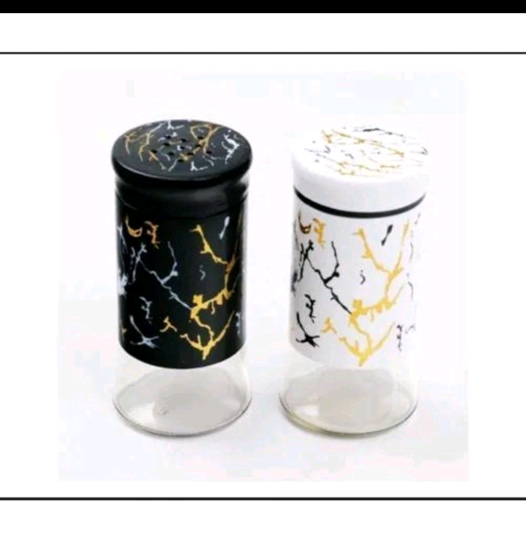 Salt shaker table marble  salt shaker salt container for kitchen and dinning use