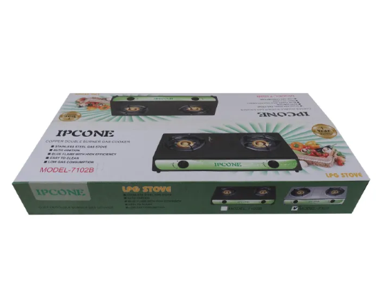 IPCONE 7102 Double Gas Cooker Auto lgnition Double Burner Gas stove gas cooker 【hot】gas cooker/stove gas cooker cooking gas cooker burner gas cooker stainless